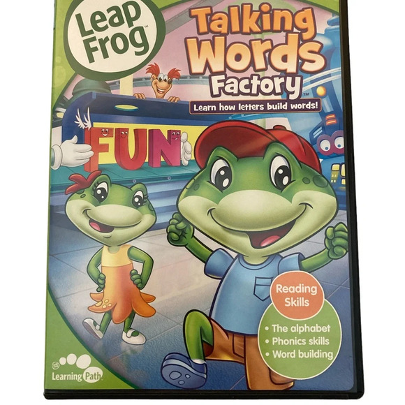 Leap Frog Kids “Talking Words Factory” DVD - Picture 1 of 3